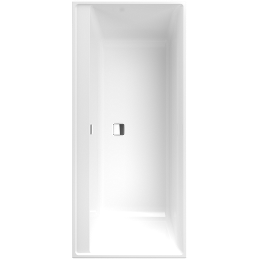 [1610S0056] Baignoire COLLARO 180 x 80 x 47 cm acryl, garniture d'écoulement et de trop-plein or, standard, blanc