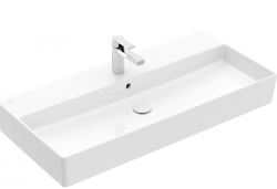 [1624C0193] Lavabo MEMENTO 2.0 100 x 47 cm, céramique avec trop-plein, 1 trou robin., standard, blanc