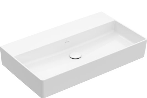 [1624C0205] Lavabo MEMENTO 2.0 80 x 47 cm, céramique sans trop-plein, côté inférieur poli, sans trou robin., standard, blanc