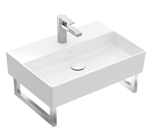 [1624C0213] Lavabo MEMENTO 2.0 50 x 42 cm, céramique sans trop-plein, 1 trou robin., standard, blanc