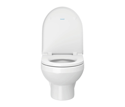 [1625M0185] SET Cuvette murale DURASTYLE BASIC UP Rimless (Duravit No.1), se compose de cuvette murale DuraStyle Basic, quantité d'eau de rinçage 4.5 L et siège de WC DuraStyle Basic amovible, abaissement automatique, standard, blanc