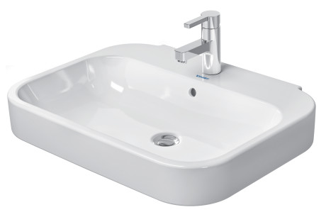 [1624C0336] Lavabo HAPPY D.2 65 x 50 cm, céramique avec trop-plein, 1 trou robin., standard, blanc