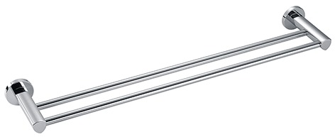 [1690C0626] Barre à linge double 60 cm TENERO chromé 