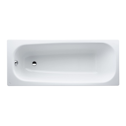 [1610C0111] Baignoire MODERNA PLUS 170 x 70 x 39,5 cm, acier isolation phonique, standard, blanc