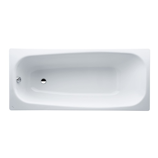 [1610C0112] Baignoire MODERNA PLUS 170 x 75 x 41 cm, acier isolation phonique, standard, blanc