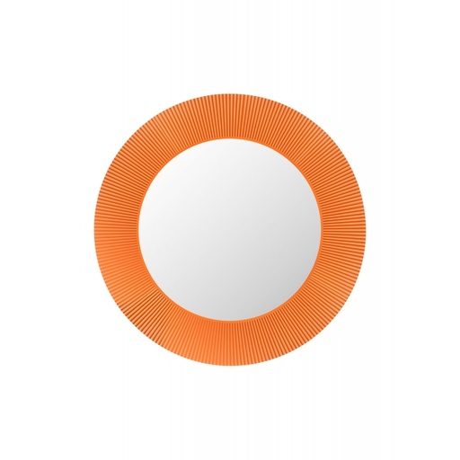 [1617C0074] Miroir KARTELL D 78 cm, avec cadre, sans éclairage, couleur orange