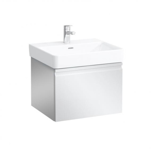 [1616H3550] Élément inférieur LAUFEN PRO S COMPACT 55,0 x 39,0 x 37,0 cm élément à 1 tiroir pour lavabo 60 cm H8189590001561 / H8189590001041, blanc brillant