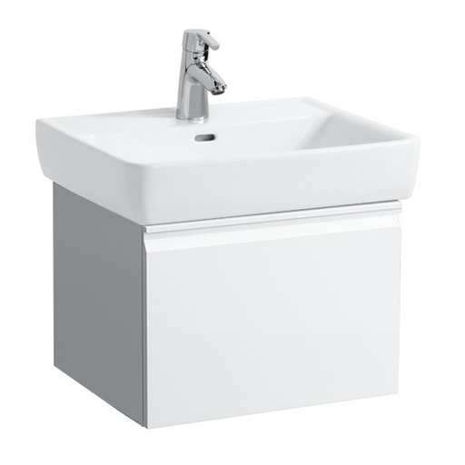 [1616M3552] Élément inférieur LAUFEN PRO 52,0 x 39,0 x 45,0 cm élément à 1 tiroir pour lavabo 60 cm H8189520001041, blanc mat