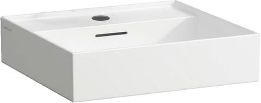 [1624C0422] Lavabo KARTELL 50 x 46 cm, céramique avec trop-plein, 1 trou robin., standard, blanc