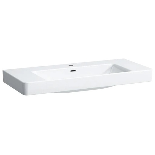 [1624C0467] Lavabo PRO S 105 x 46 cm, céramique pour meuble suspendu, avec trop-plein, 1 trou robin., standard, blanc