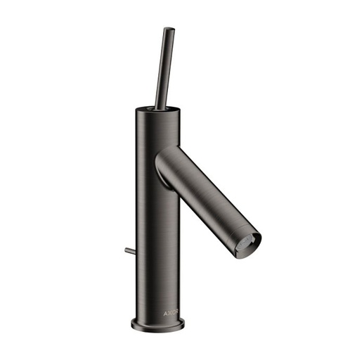 [1621C0744] Mélangeur de lavabo STARCK S 112 mm goulot fixe vidage excentrique, débit 5 l/min, groupe acoustique I, chromé noir brossé