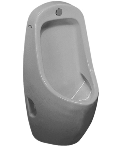 [1618C0036] Urinoir TAMARO céramique entrée et sortie cachée, standard sans point de mire, blanc