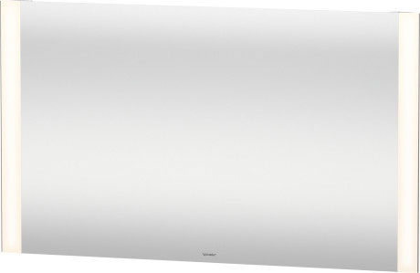 [1617C0324] Miroir lumineux GOOD LED 120,0 x 70,0 x 3,4 cm bandeau lumineux latérale interrupteur mural, module LED température couleur 4000 Kelvin, 20 W, IP44++, fixations incluses