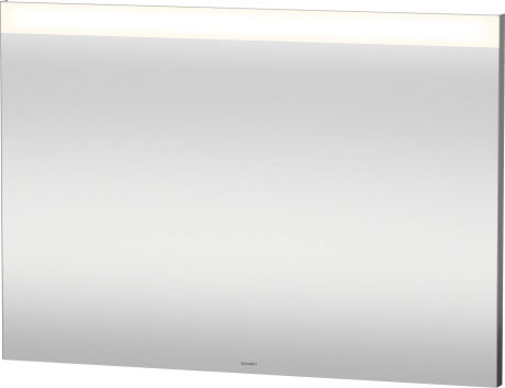 [1617C0327] Miroir lumineux GOOD LED 100,0 x 70,0 x 3,5 cm bandeau lumineux en haut interrupteur mural, module LED température couleur 4000 Kelvin, 14 W, IP44++, fixations incluses