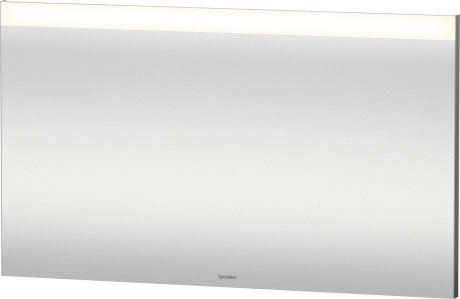 [1617C0328] Miroir lumineux GOOD LED 120,0 x 70,0 x 3,5 cm bandeau lumineux en haut interrupteur mural, module LED température couleur 4000 Kelvin, 17 W, IP44++, fixations incluses