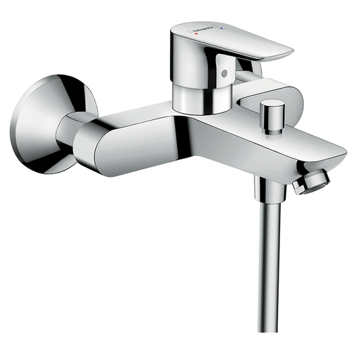 [1621C0801] Mélangeur de bain TALIS E E 153 mm, sans raccords, 3/4" débit 22 l/min sans garniture de douche groupe acoustique I,  classe énergétique A, chromé