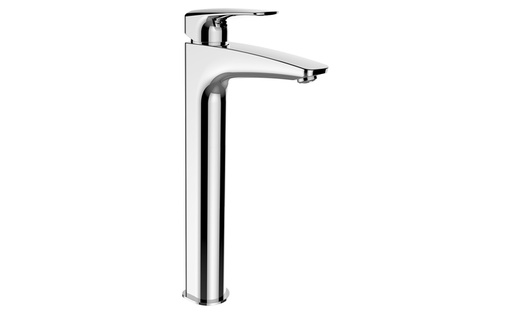 [1621M0787] Mélangeur de lavabo SK LAURIN ECO+, S 130 mm, H 265, goulot fixe sans vidage, groupe acoustique I, chromé