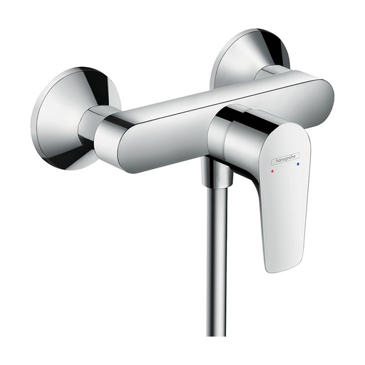 [1621C0802] Mélangeur de douche TALIS E E 153 mm, sans raccords, 3/4" débit 22 l/min sans garniture de douche groupe acoustique I, classe énergétique A, chromé