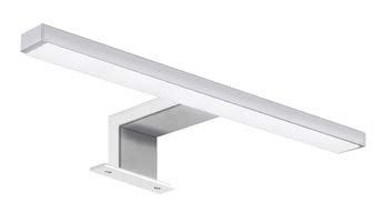 [1617C0146] Applique WIN DUE, LED L30.3xH3.7xP11.4 cm surface chromé, IP 44, 189 Lumen, 4000°K