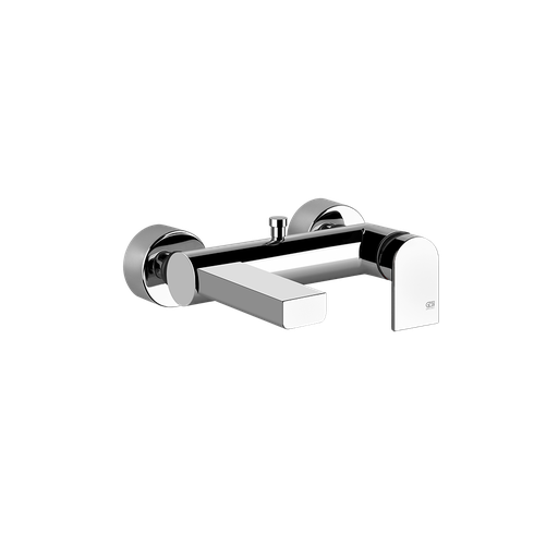 [1621C0909] Mélangeur de bain VIA MANZONI, E 150 mm, avec raccords excentriques 1/2 X 3/4, sans tuyau de douche et douchette, groupe acoustique II, débit 23 l/min, chromé