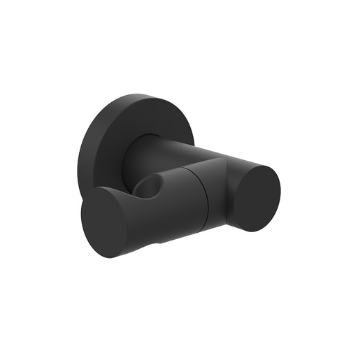 [1621C0920] Support mural EMPORIO orientable pour douchette, rosace ronde, 299 noir XL