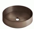 [1624C0622] Vasque à poser Diam 40 cm, H 12.5 cm sans trop-plein, 708 cuivre brossé PVD