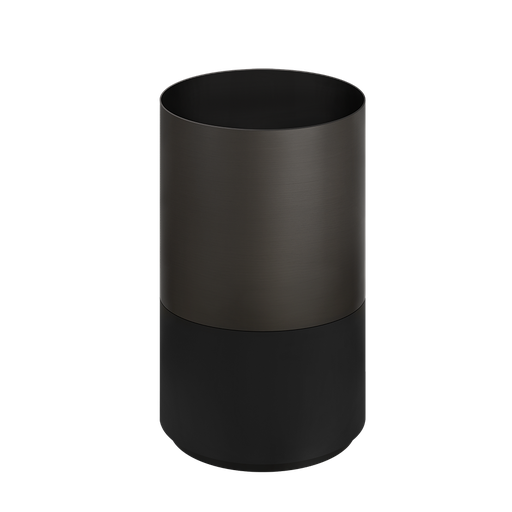 [1624C0623] Support au sol Diam. 40,0 cm, H 80,0 cm pour vasque Nr. 54601, siphon et tuyau extensible de vidage inclus, Finitions 850 Grigio Antracite Rigato