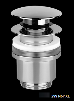 [1621C1023] Vidage automatique Diam. 63 mm, capuchon 63.5 mm, EMPORIO, "Stop&Go", avec trop-plein, G "1-1/4", 299 noir XL