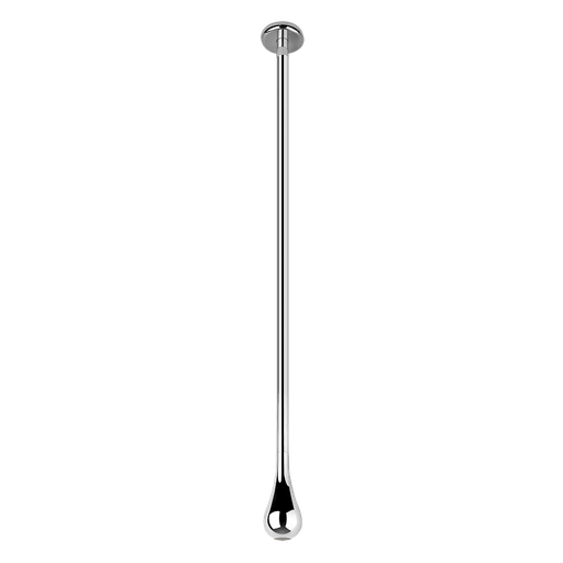 [1621C1030] Bec au plafond GOCCIA, Diam. 55 mm, longueur 1600 mm, raccordement G -1/2, à compléter par mélangeur à commande séparée, 299 noir XL