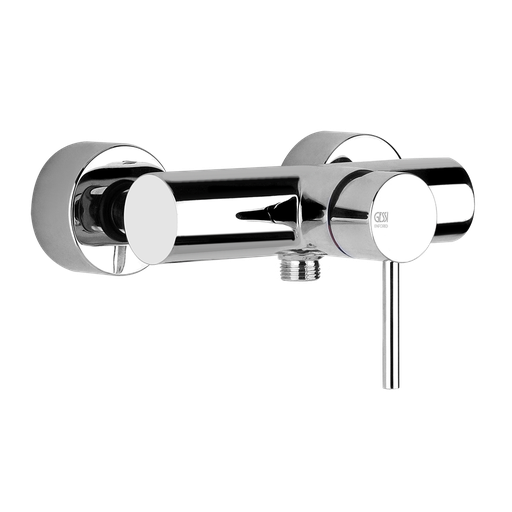 [1621C1053] Mélangeur de douche VIA TORTONA E 150 mm, avec raccords excentriques 1/2 X 1/2, sans tuyau de douche et douchette, groupe acoustique II, débit 31 l/min, chromé