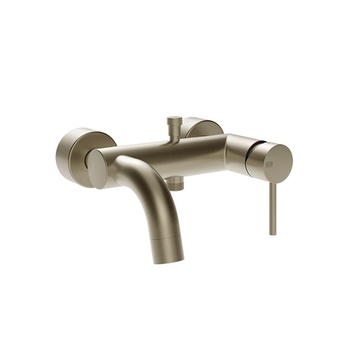 [1621C1061] Mélangeur de bain VIA TORTONA, E 150 mm, avec raccords excentriques 1/2 X 3/4, sans tuyau de douche et douchette, groupe acoustique II, débit 20 l/min, 149 Finox